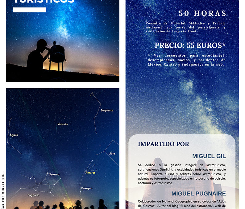 Astronomía para monitores y guías turísticos
