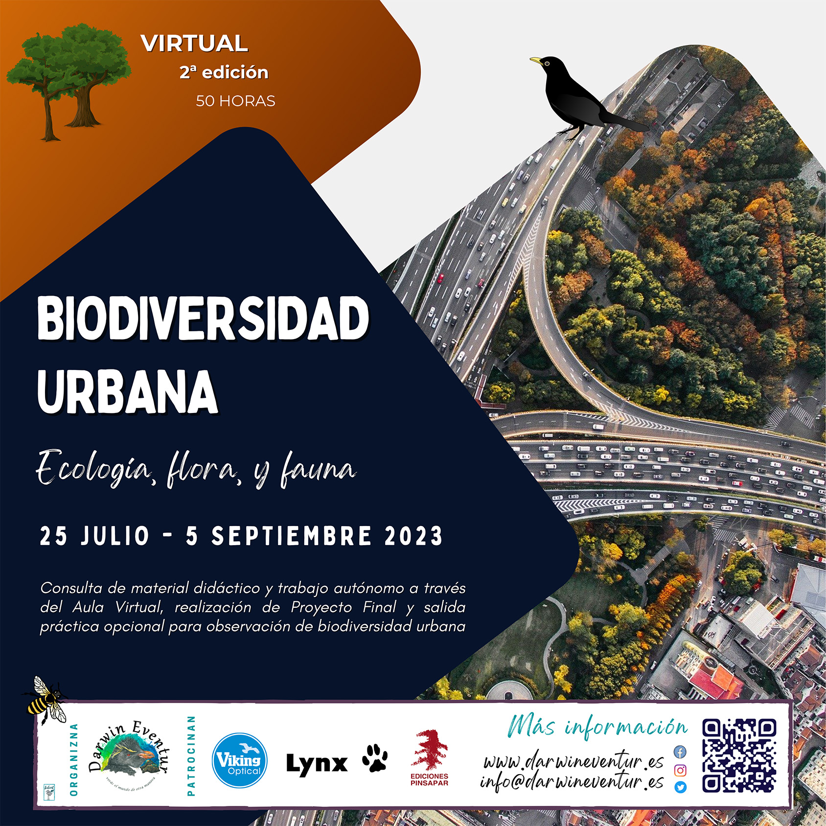Cartel Biodiversidad urbana