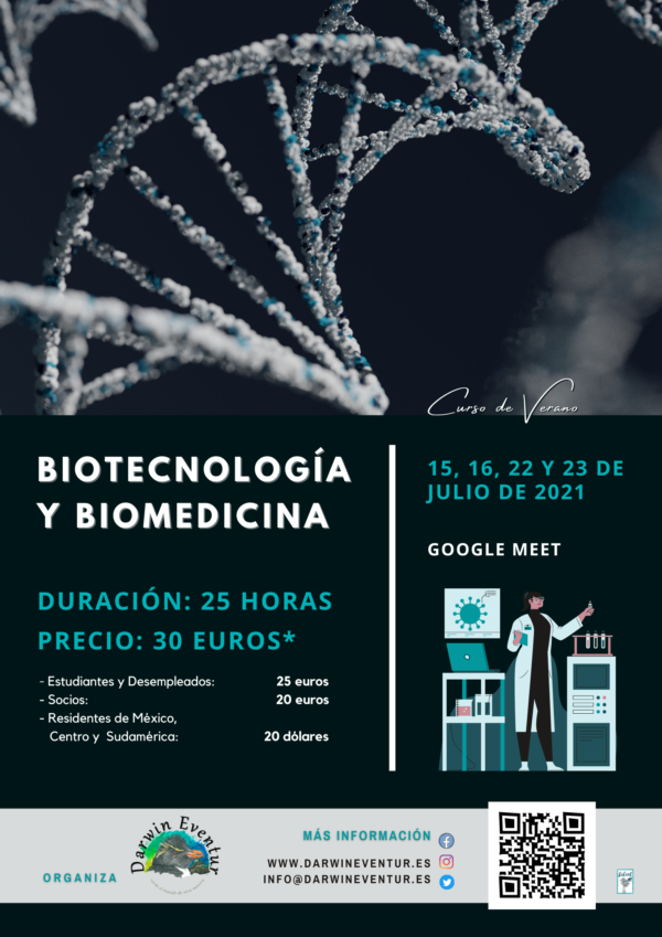Curso de verano virtual: Biotecnología y Biomedicina
