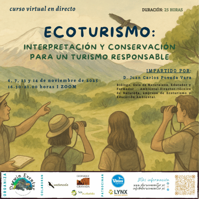 Cartel del curso Ecoturismo: interpretación y conservación