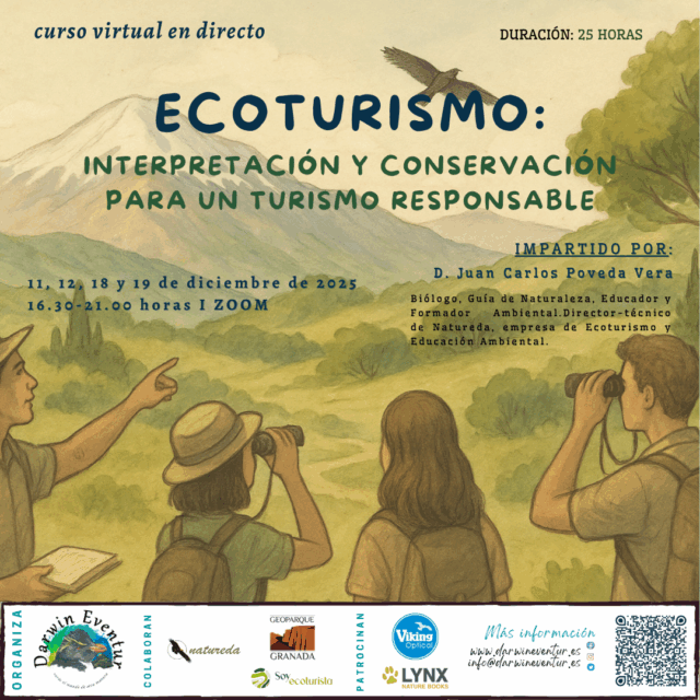 Cartel del curso Ecoturismo: interpretación y conservación