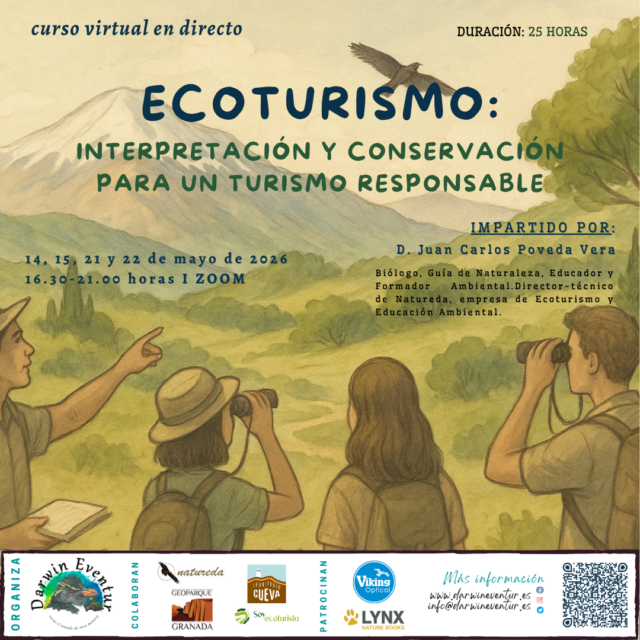 Cartel del curso Ecoturismo: interpretación y conservación