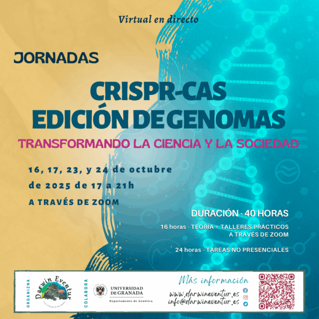 Cartel de las IV Jornadas CRISPR/Cas