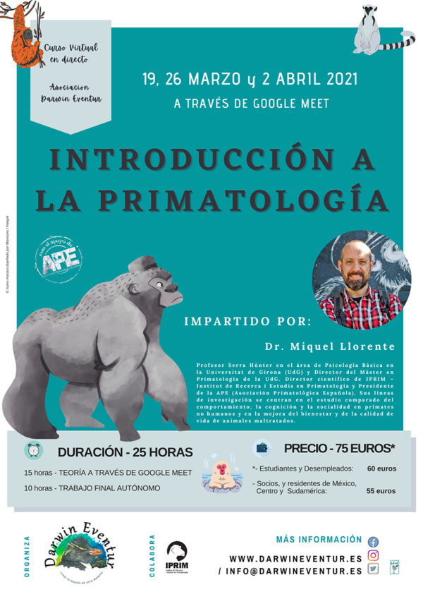 Introducción a la primatología