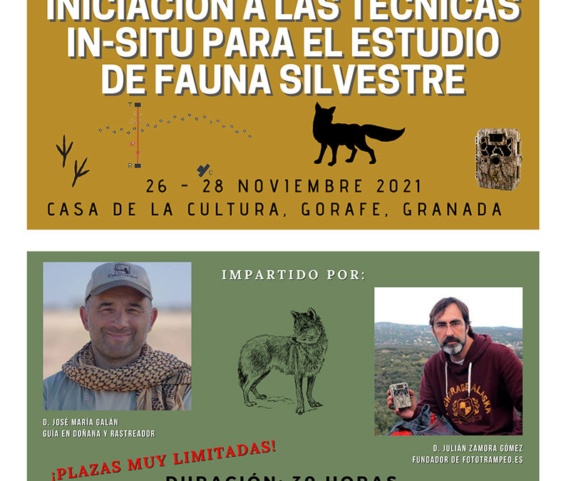 Iniciación a las técnicas in-situ para el estudio de fauna silvestre