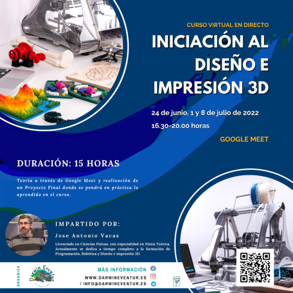 Iniciación al diseño e impresión 3D